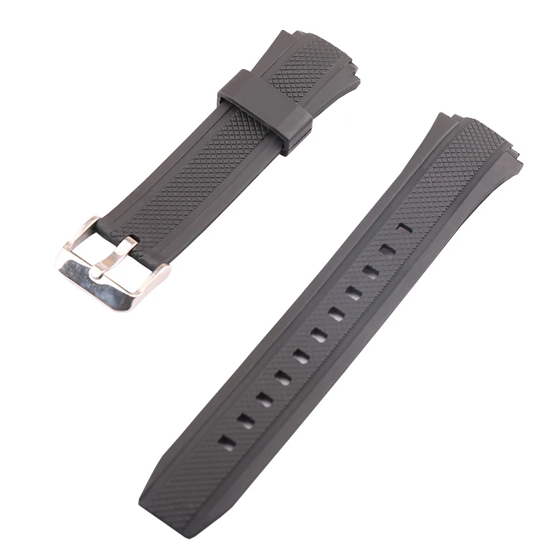 Watch Accessories Suitable for Casio 5119 EF-552 Special convex strap Sports waterproof silicone strap 20mm unisex