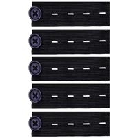 5Pcs Waist Extender Button Elastic Waist Extenders Adjustable Waistband Expanders for Men and Women Jeans Pants Button Extenders 1