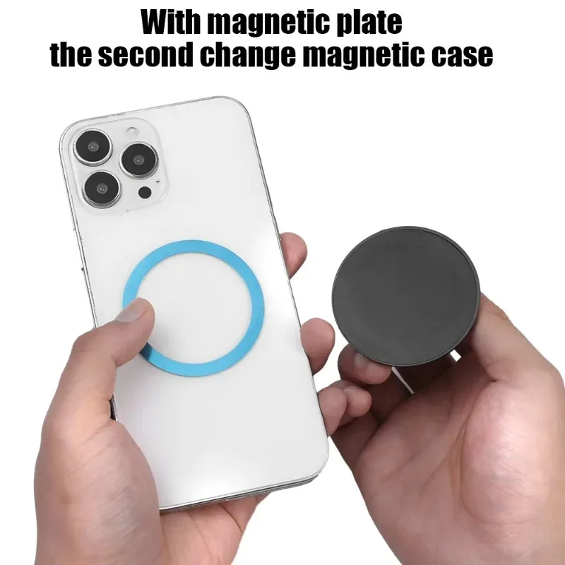 Magnetic Disk Base for Magsafe Accessories Removable Magnet Plate for iPhone 15/14/13/12 Mag Case for P-Socket Grip/Ring Holder