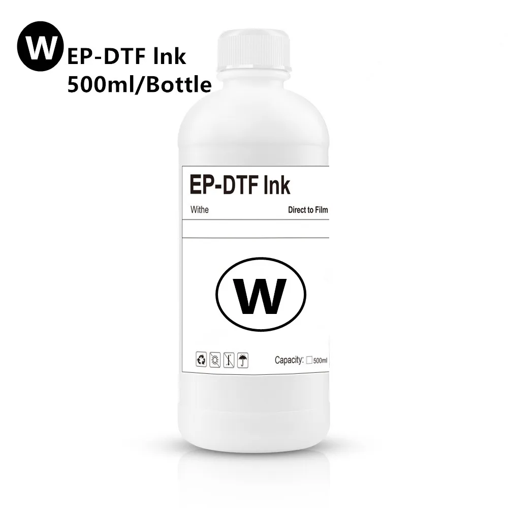 DTF Ink 500ML Direct to Transfer Film Ink For Epson Print head i3200 XP600 TX800 L1800 1390 L805 All DTF Printing For EP