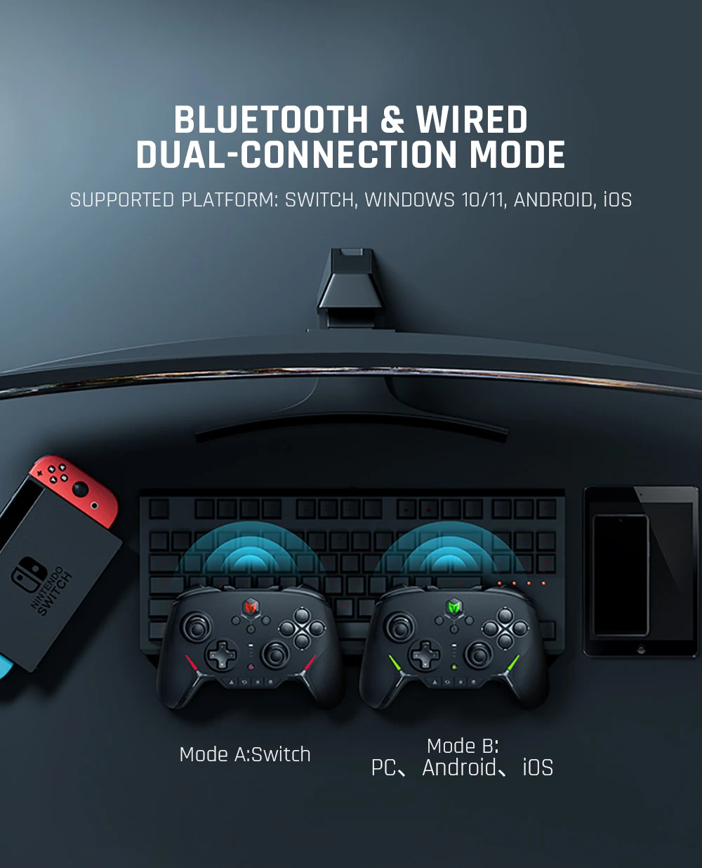 BIGBIG WON Blitz ޺  ī е,  , 1000mAh ͸, Ʈ Ʈѷ, ġ, PC, ȵ̵, IOS