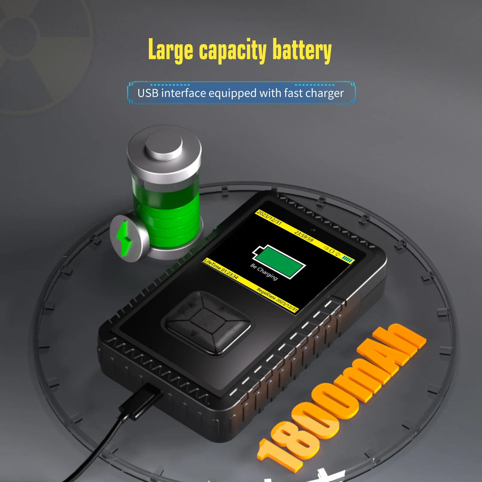 Radiation Detector Geiger Counter Geiger counters radiation dosimeters new radiation detectors X-ray &gamma; &beta; testers multifunctional measurem