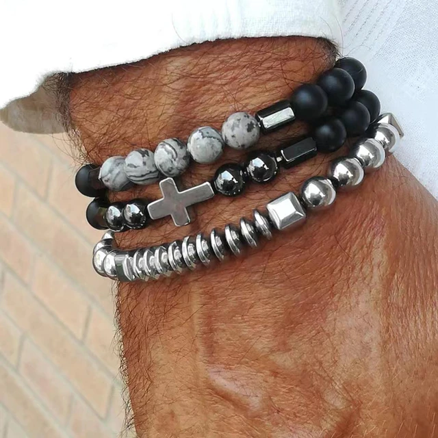 Men's Beaded Bracelet