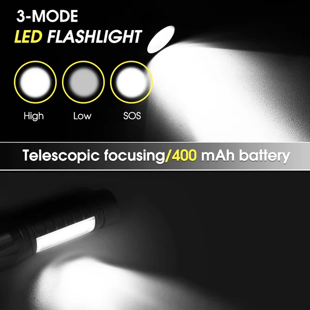 Versatile and Durable Mini LED Flashlight for Unmatched Illumination