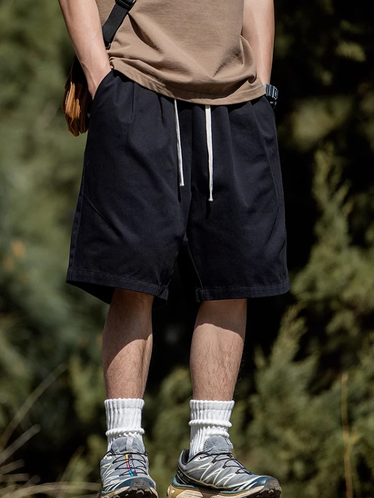 Shorts men outside the summer wearing Korean version of loose fashion ins cargo pants trend with straight casual pants 3