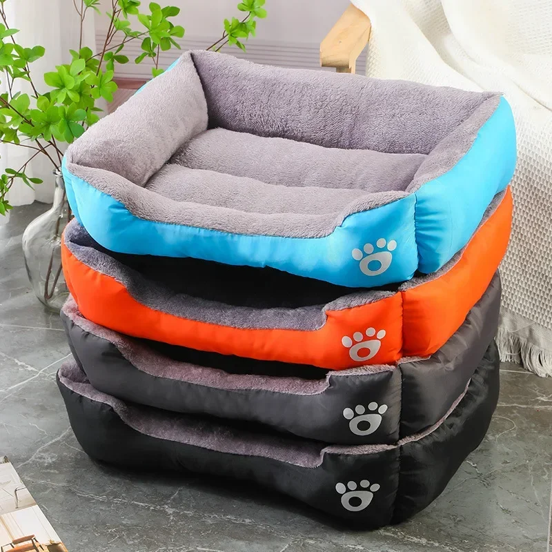 Pet Bed Pet Cat and Dog Nest Large Scale Soft Cotton Nest Waterproof Sofa Bed Universal for Cats Dog