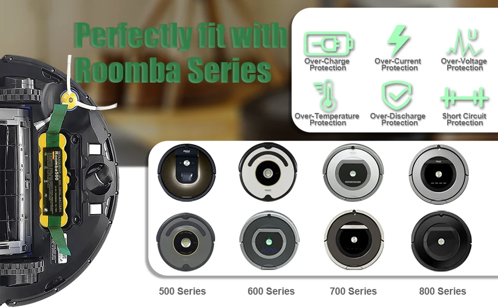 para iRobot Roomba 500, 600, 700, 800,