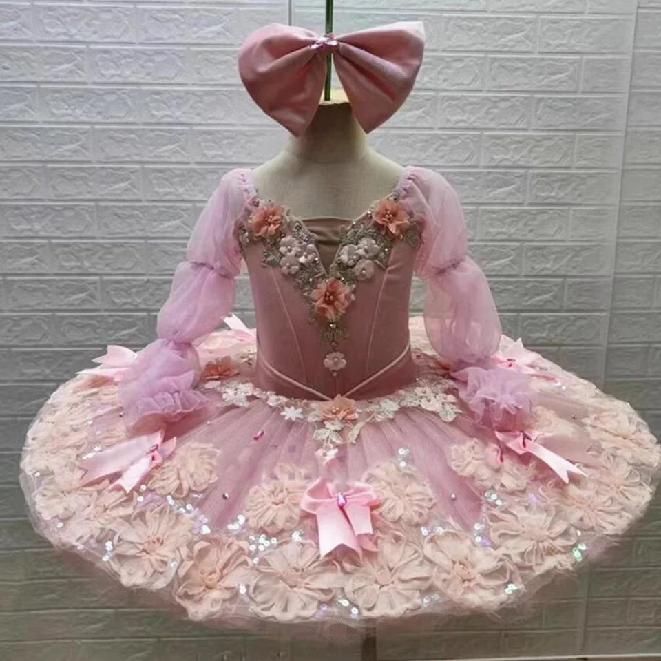 Feito sob encomenda de boa qualidade para meninas rosa ballet tutu boneca  fada desempenho vestido 8 camada fio saia varejo atacado navio da gota -  AliExpress, image size:960x960
