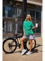 Fashion Women Cotton Solid Washed T-shirts Loose O-Neck Tee Shirts Street Casual Comfortable Short Sleeve Tops Female Clothes 4