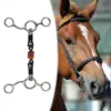 Horse Bit Stallion Training Bit H Shape Horse Gag Bit Easy to Use Horse Snaffle 6