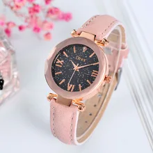 

Douyin.com Red Hot Starry Sky Watch Women Fashion Ladies Belt Watch Korean Quartz Watch