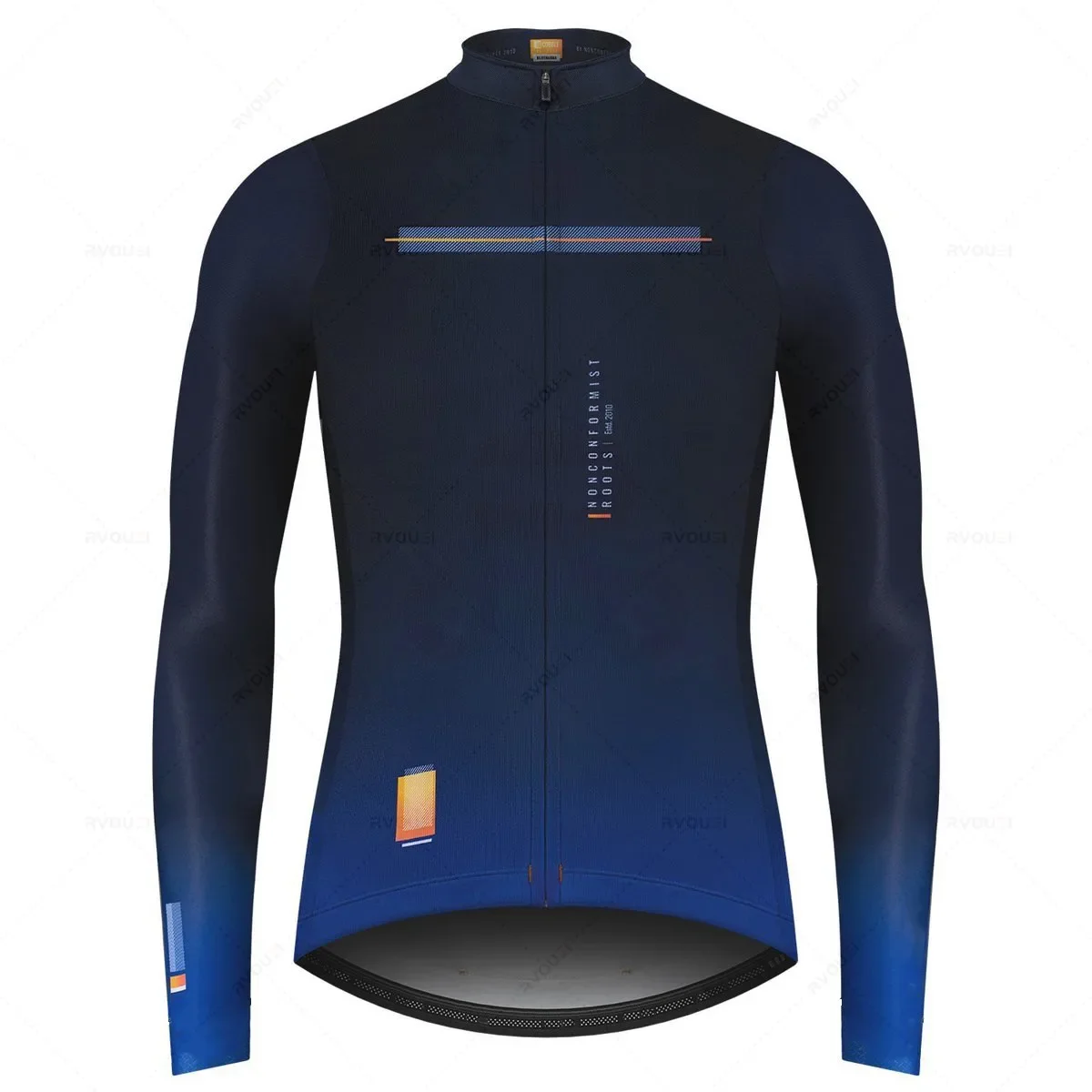 New 2025 Team Mens Long Sleeve Cycling Jerseys Wave Point Bike Clothing Shirts MTB Quick Dry Bicycle Wear Ropa Ciclismo Hombre 4
