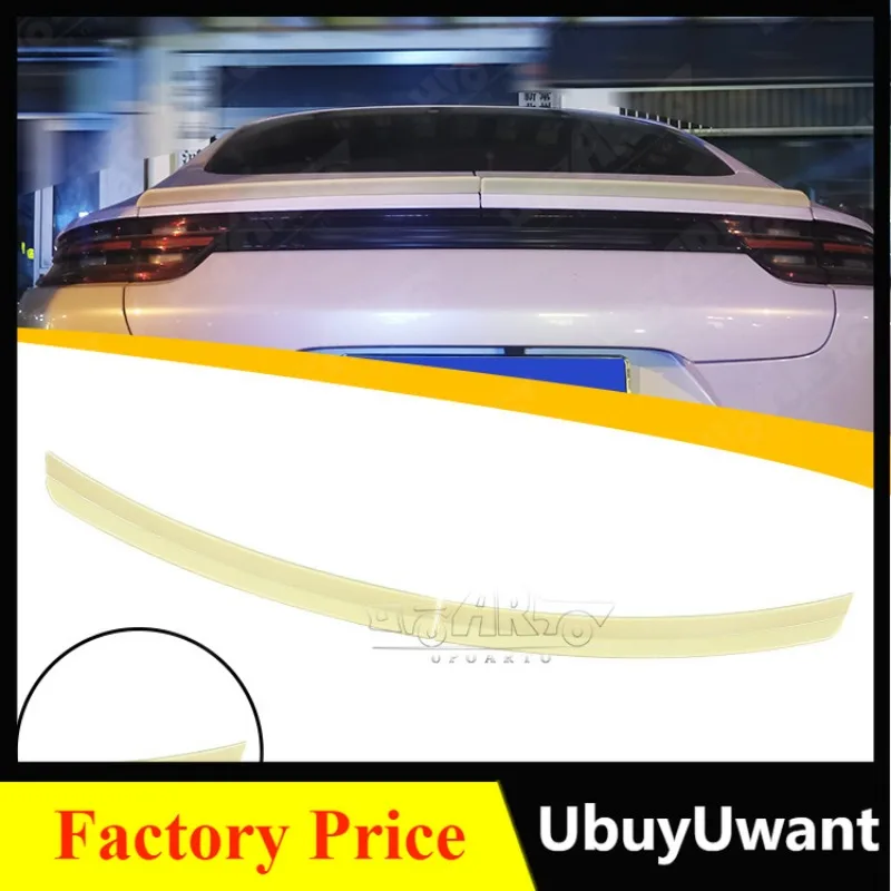 Spoiler Per Auto Professionali Manifattura Diretta 2 Parti Spoiler Di Estensione Posteriore Per Porsche Panamera Turbo 971/Gts 971 2016 2017 +