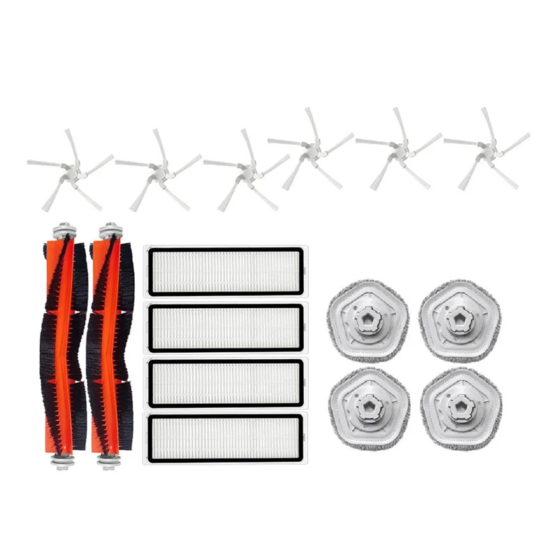 

For Dreame Bot W10 / W10 Pro Spare Parts Main Brush Side Brush Washable Hepa Filter Mop Cloth Replacement