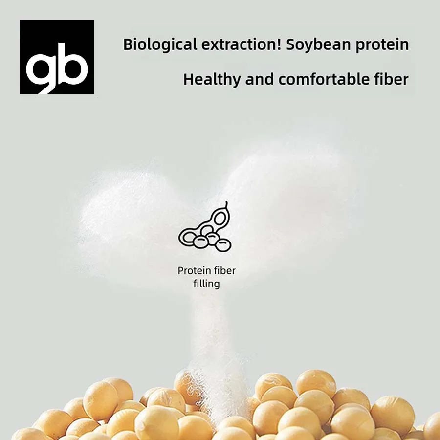 gb soy protein fiber quilt core 5A grade antibacterial quilt breathable, non stuffy, fluffy, soft natural plant extract