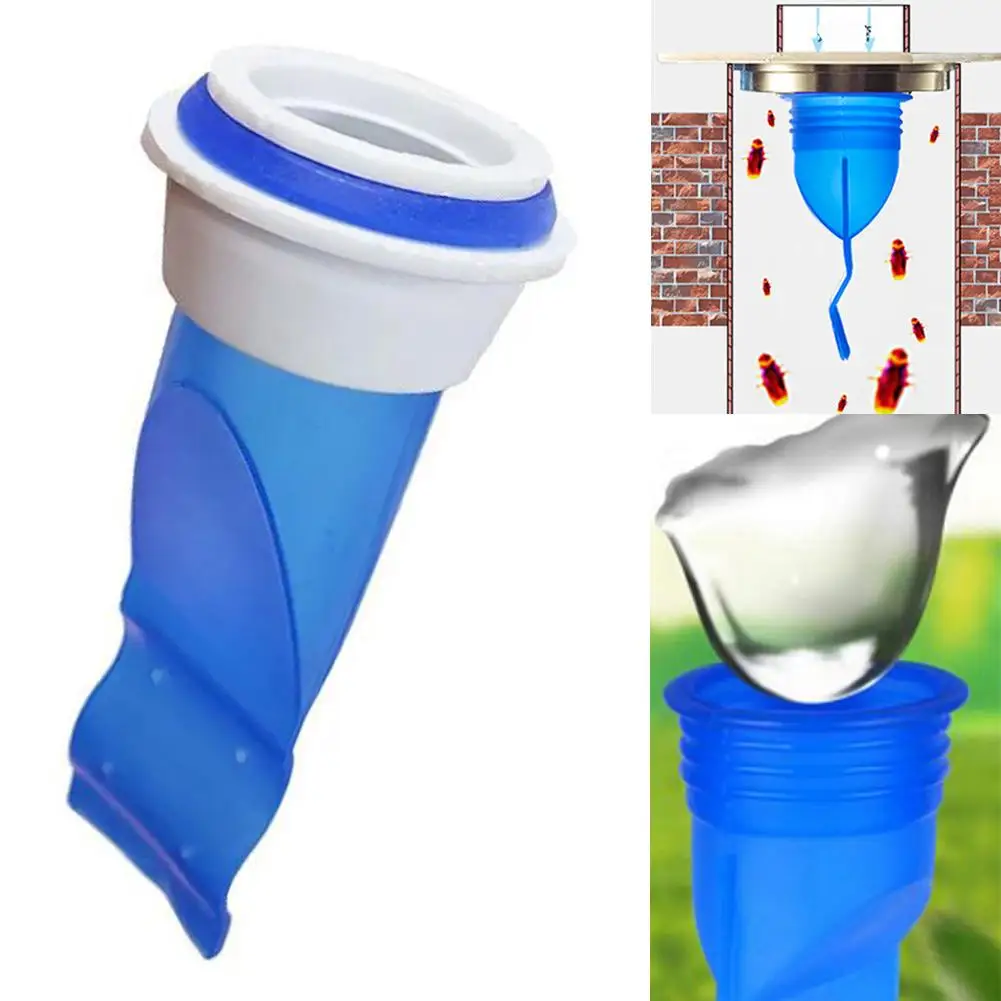 Floor drain deodorant Silicone Floor Drain Deodorant Drain Core Pipe Anti Odor Insect Control Sewer Kitchen Bathroom Deodorant Tools