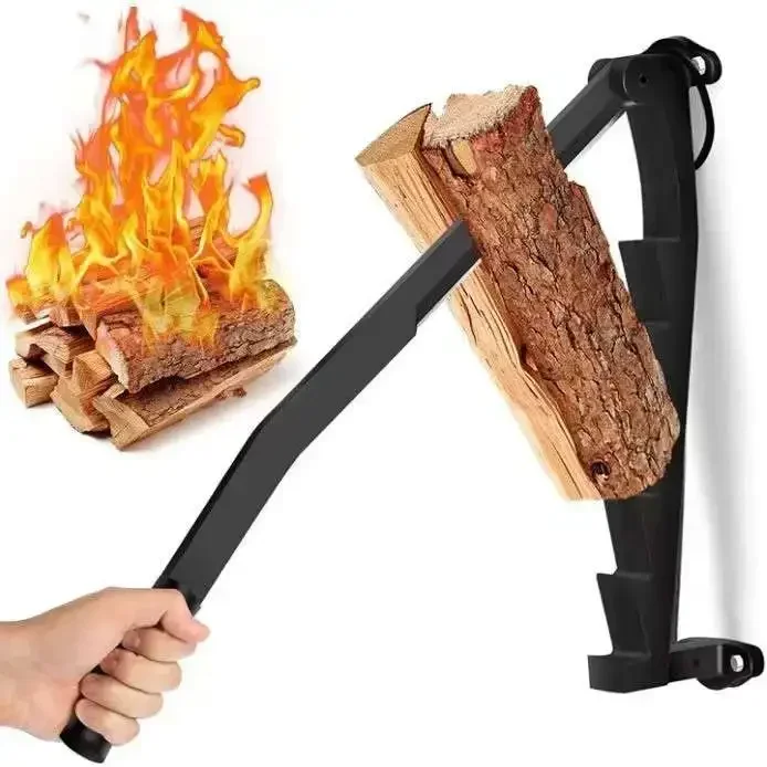 Wall-mounted Wood Splitter Manual Wood Splitter Outdoor Camping Tool Home Dispenser
