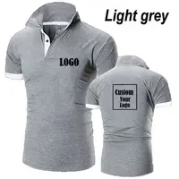 Polo personnalisé avec logo, T-shirt décontracté pour homme, mode été, vêtements de sport, coupe ajustée, imprimés recto-verso, S~5XL 2026 3