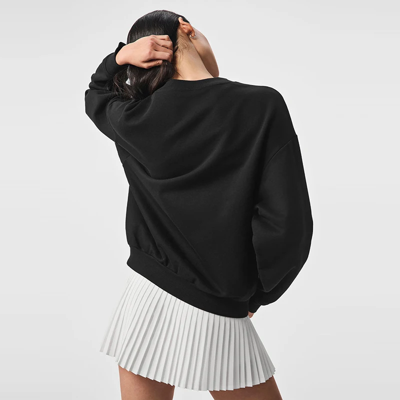 Men's And Women's Accolade round neck yoga autumn and winter unisex sportswear fashionable casual solid color top sportswear yoga top yoga shirt sports shirt