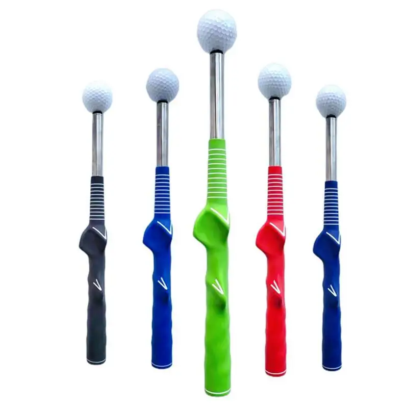 

Golf Swing Practice Stick Telescopic Swing Trainer Golf Swing Master Training Aid Tool Golf Posture Corrector Exercise Supplies