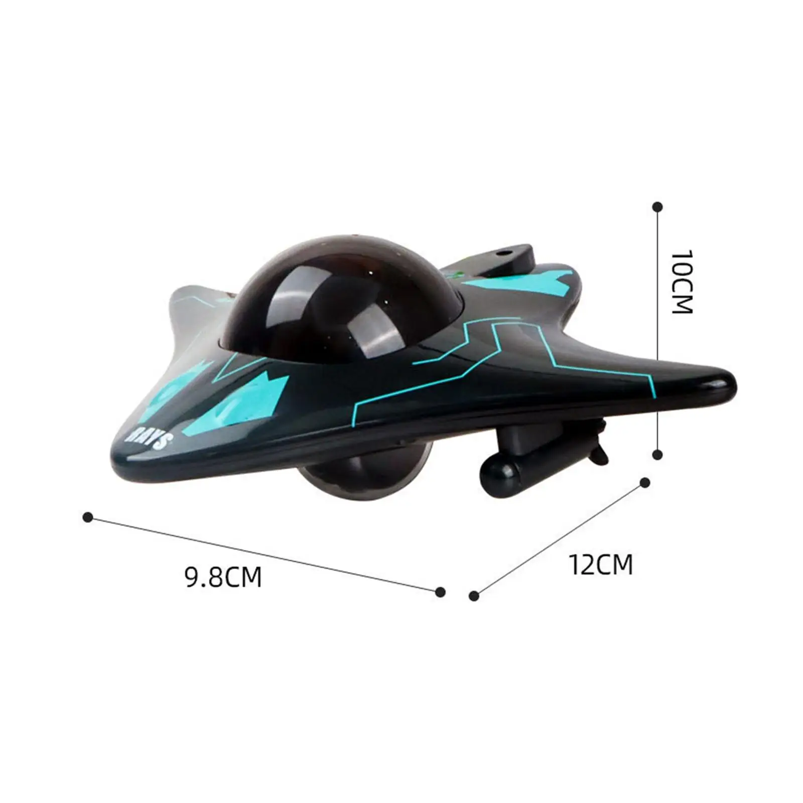 Remote Control Boat Toy Pools RC Submarine Toy Batfish Speedboat Lakes Portable Charging Toy RC Boat with Underwater Camera
