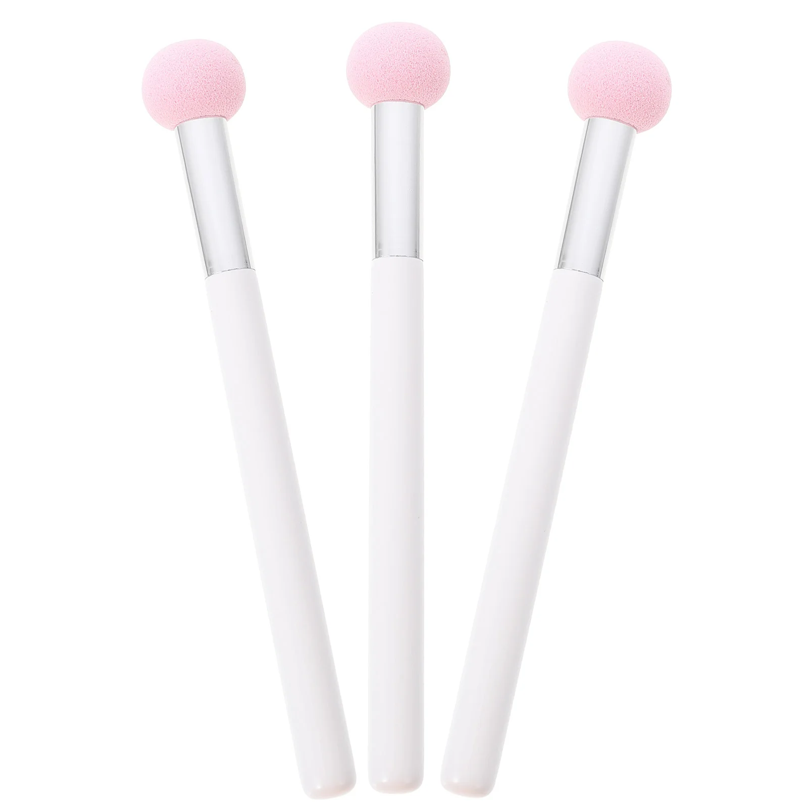 

3 Pcs Makeup Puff Small Mushroom Head Sponge Foundation Brush Non Latex with Heads