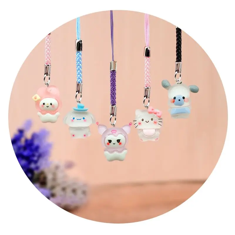 

Sanrio HelloKitty MyMelody Kuromi Cinnamoroll похвалка тонкая Фотография Девушка мультфильм U диск сумка Подвеска строп