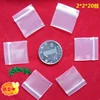 Clear Mini Zip Lock Grip Plastic Bags Resealable Thick PE Self Sealing Small Package for Food, Candy Nut Beans, Jewelry, 1000Pcs 6