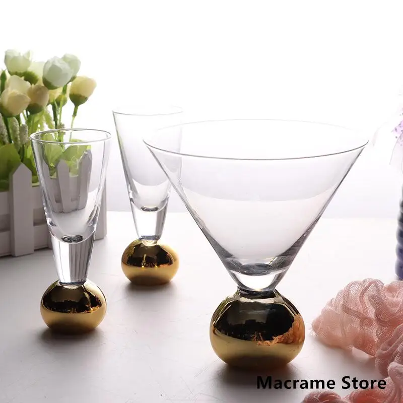 Luxury Diamond Goblet Glass Wine Glass glass Spirit glass creative personality diamond-encrusted whis