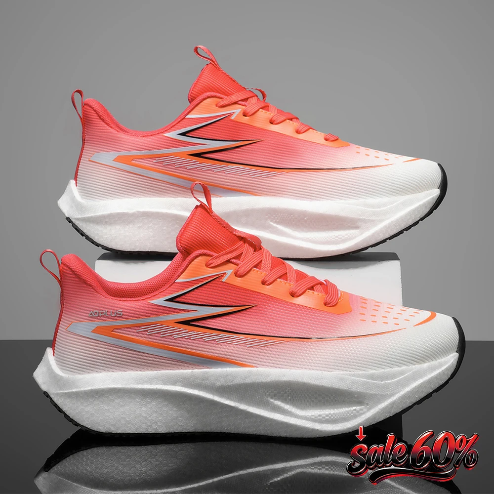 2026 에어쿠션 조깅화 러닝화 카본보드 마라톤 남성 스포츠 통기성 경량 여성 미끄럼 방지 스니커즈