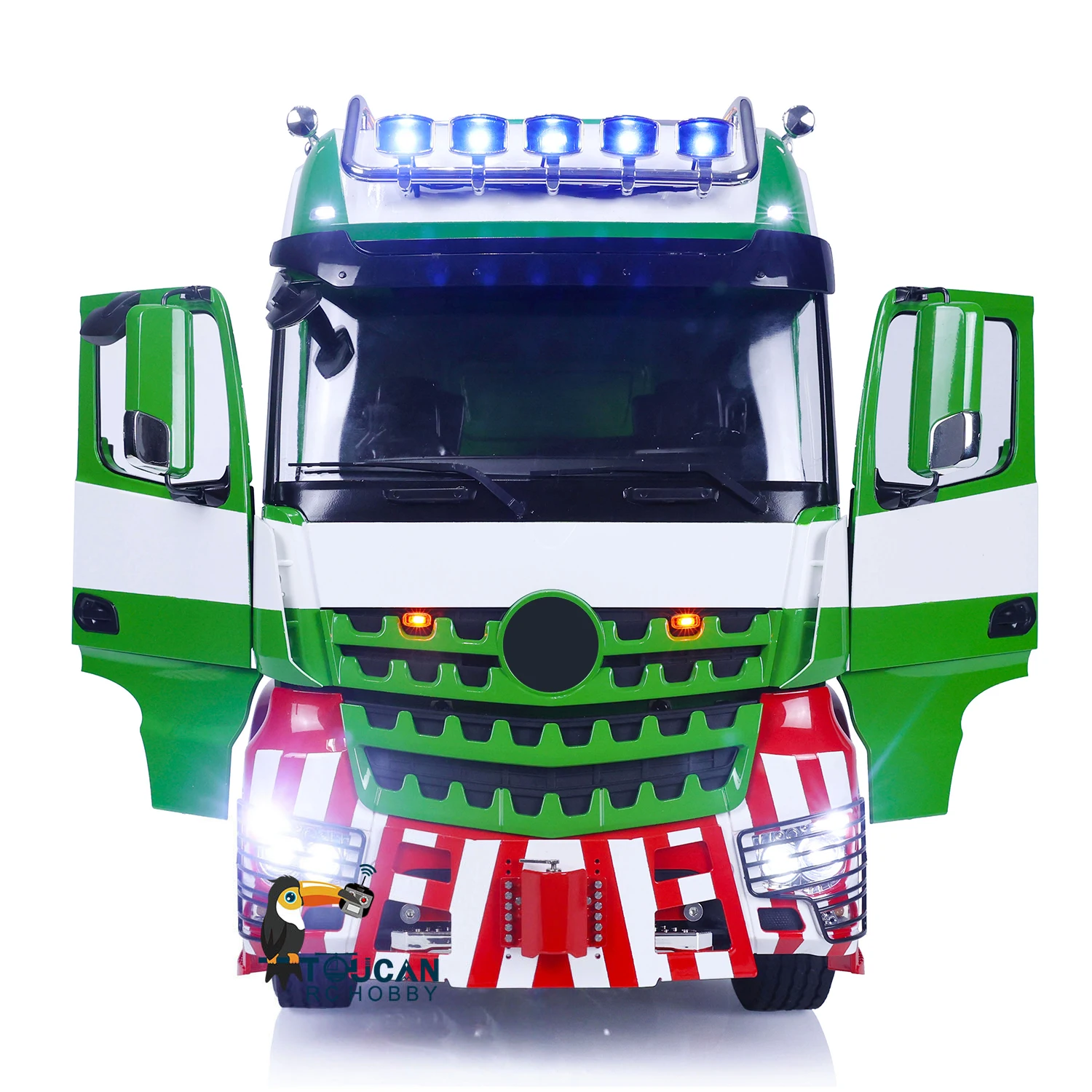 SALE RTR LESU 8*8 RC Metal 1/14 Tractor Truck Remote Control Car Model Bucket Sound Light Smoke Engineering Vehicle Toy THZH1519 4