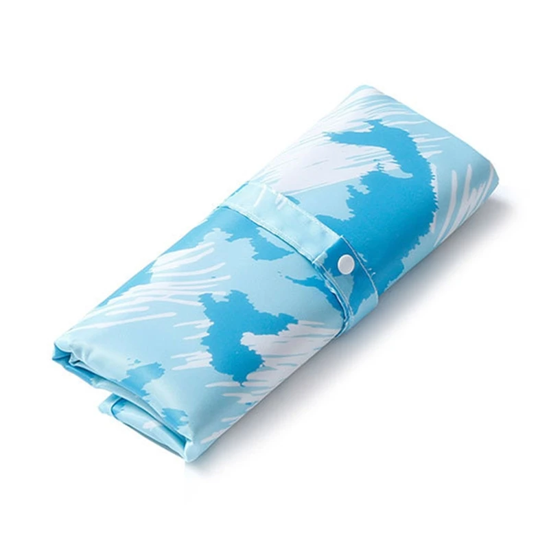 Portable Waterproof Diaper Changing Mat Nylon Foldable Nappy Pad Supplies Baby Girls Boys Outdoor Traveling Washable N1HB diaper changing pad,diaper changing mat