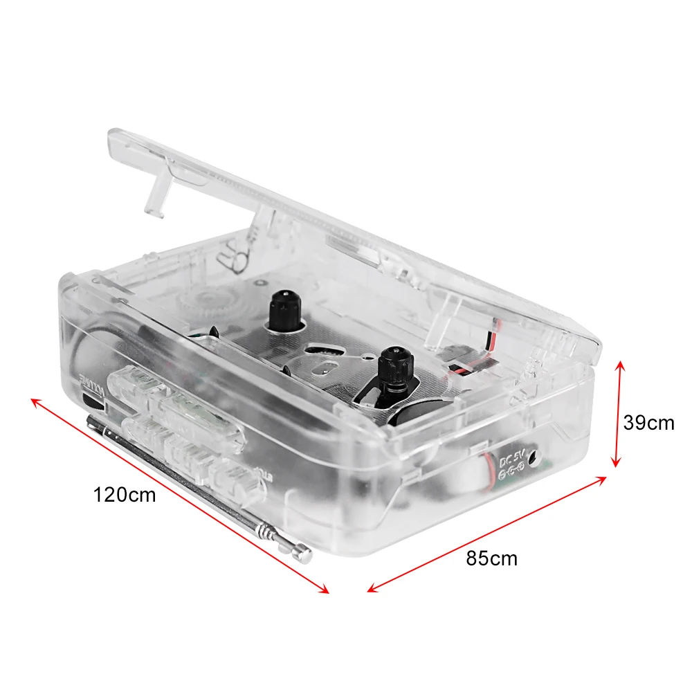 Portable Cassette Tape Player Walkman Cassette Music Player with AM FM Radio Function for Music Lover cassette player
