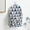 Wall Mounted Clothes Storage Bag Bathroom Dirty Clothes Basket Door Fabric Hanging Pocket Underwear Socks Laundry Clothes Bag 2