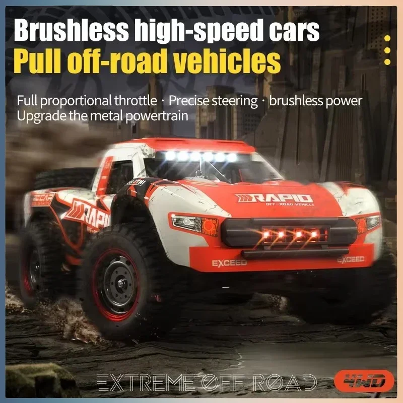 JJRC Q130 1:16 70KM/H 4WD RC Car with Light Brushless Motor Remote Control Cars High Speed Drift Monster Truck Adults Kids Toys 3