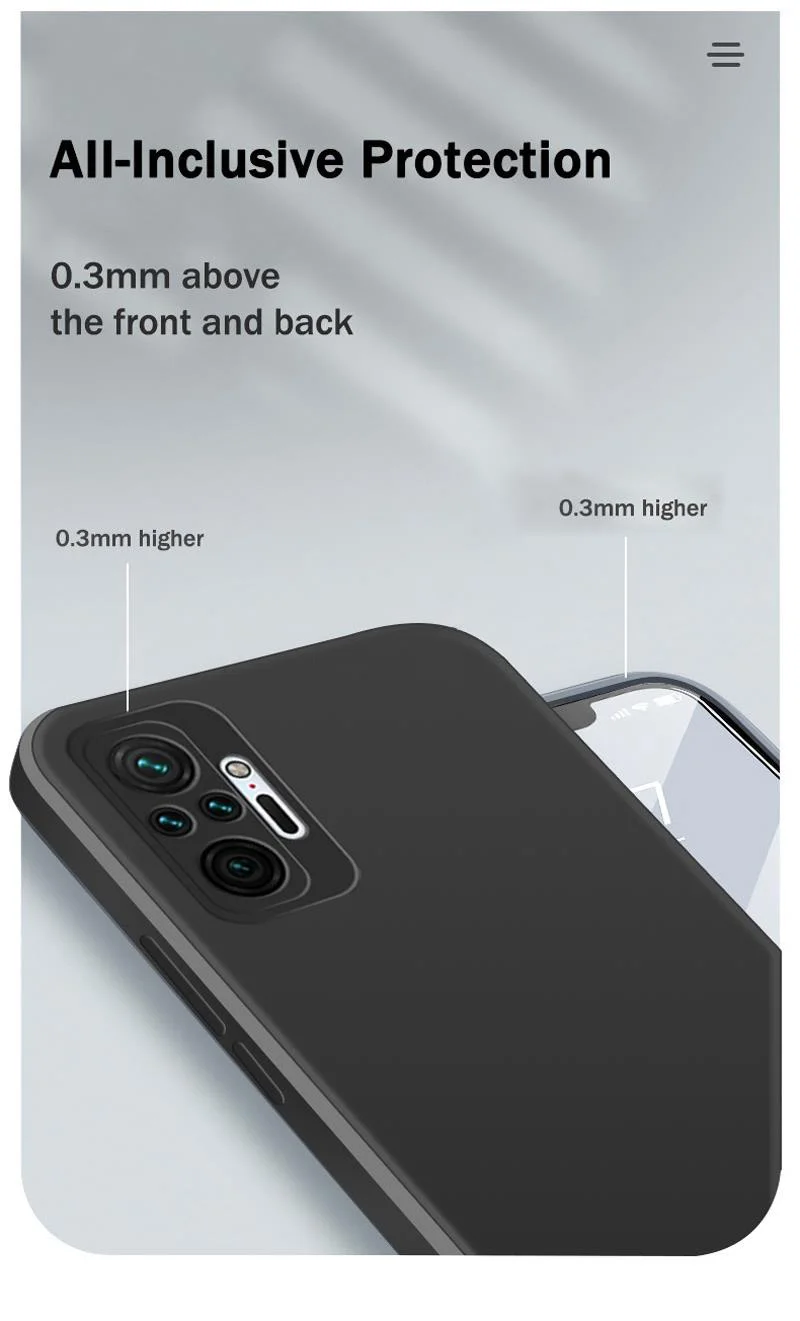 Fundas Coque Platz Telefon Fall für Xiaomi Redmi Hinweis 10 Pro Max 10S Original Funda Note10 S 10T 5G Flüssigkeit Silikon Abdeckung Fundas – Detail 3