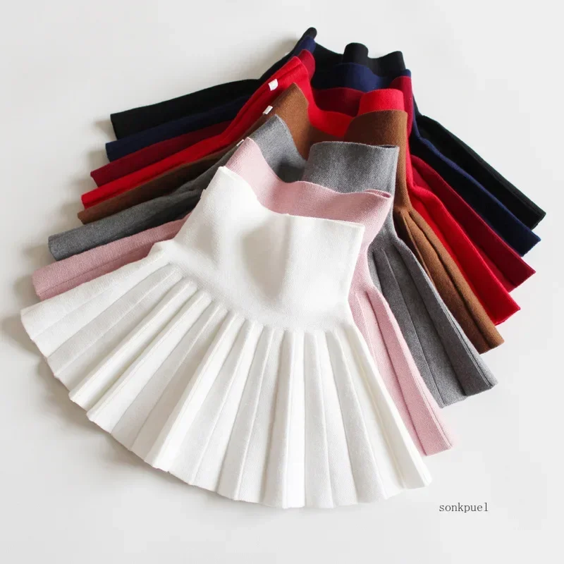 Baby Girls Knit Pleated Tutu Skirt 1