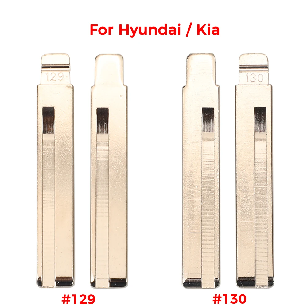 

Jingyuqin раскладной складной пульт дистанционного управления автомобильный ключ лезвие для Hyundai подходит для Kia #129 #130 Smart Uncut Blank Blade