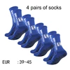 4 pairs of new TC mid tube glued football socks for sports training and competition, non slip and breathable socks 3
