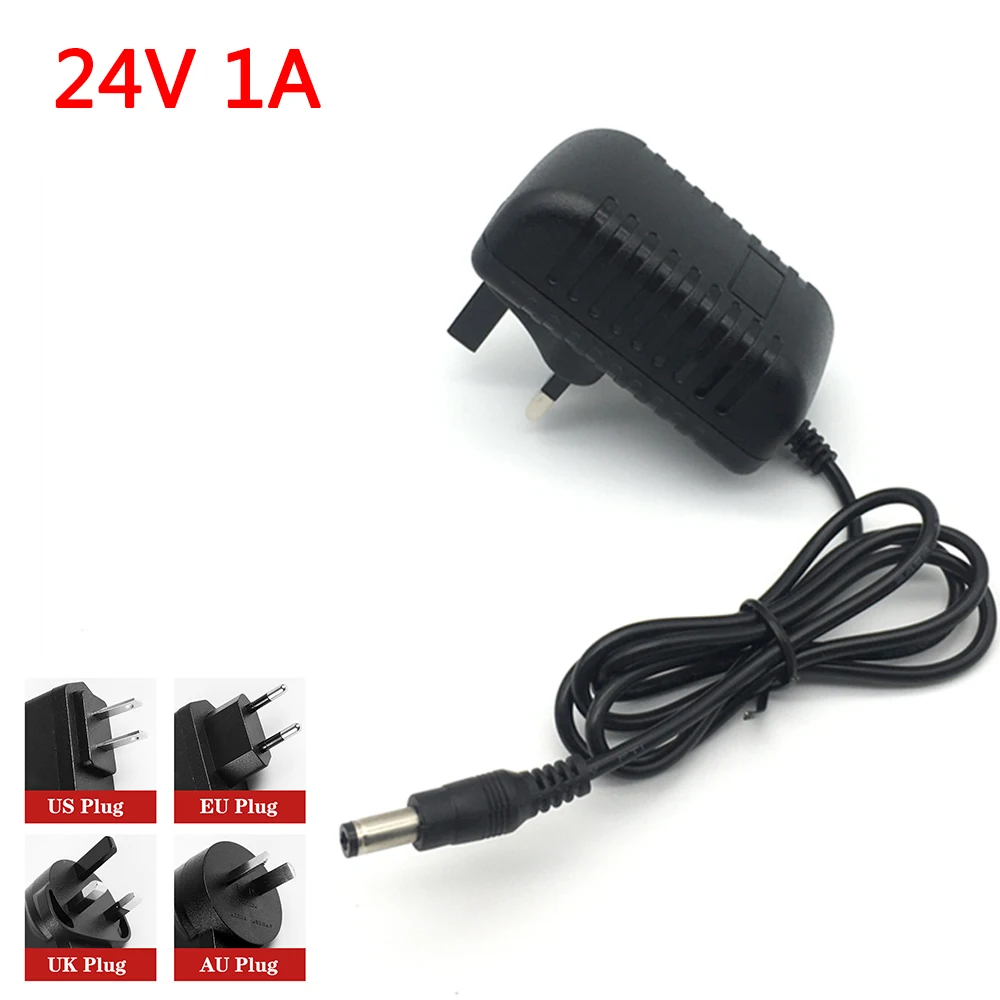 

Newest Hot EU Plug AC 110V 220V Converter DC 24V 1A Server Power Supply Adapter