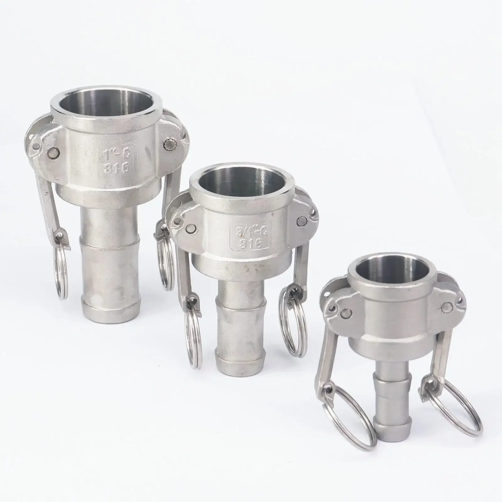 Sicherheits-Kamlock-Kupplung (C) 63 (2-1/2")mm Schlauch, Edelstahl (1