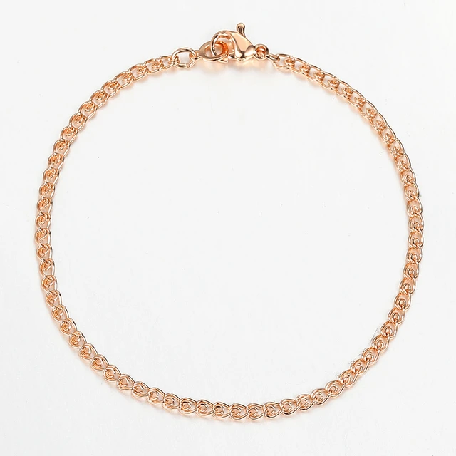 Trendy Rose Gold Plated Dubai Fashion Bracelet with No-Risk Refund