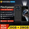 DOOGEE Fire 6 Power 20GB(8+12) 256GB Rugged Smartphone Dual Flashlight 15500mAh  6.56" Display 50MP Android 14 NFC Cellphone 1