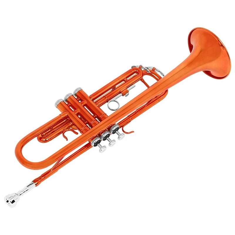 ABJX New LADE Brass Western Musical Instrument Trumpet Brass B Flat Trumpet Student Beginners Play