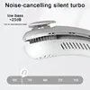 New Hanging Neck Fan Portable Cooling Fan USB Leafless 360 Degree Neckband Fan 78 Surround Air Outlets 4000Mah Rechargeable 4