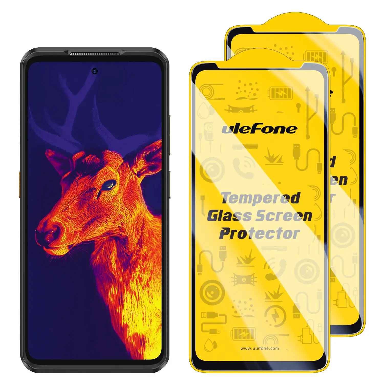 Premium 2-Pack HD Anti-Fingerprint Tempered Glass Screen Protector