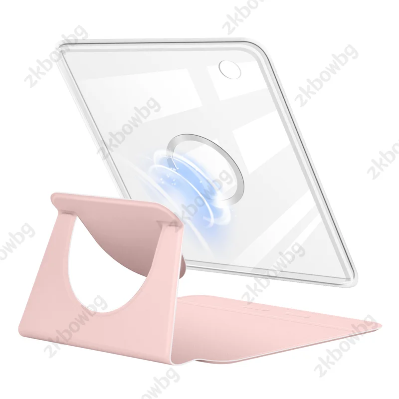 Magnetic Detachable 360° Rotatable Acrylic PU Leather Stand Cover