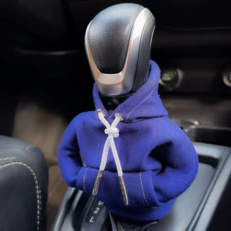 Universal Gear Shift Hoodie Cover - Stylish Car Interior Decoration and Novelty Gift