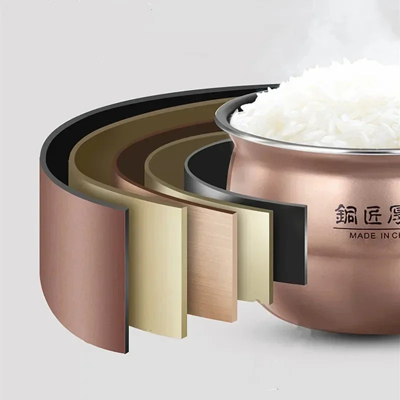 Joyoung Pressure Cooker 5 Liters Rice Cooker Coppersmith Fire 2 Inner Pots Nutritious Cooking Electric Pressure Cookers 220V