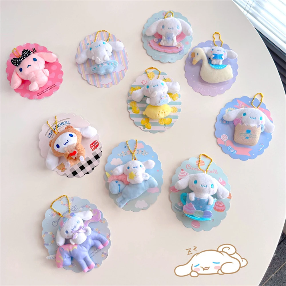 Cinnamoroll Plush New Cinnamoroll Keychains Key Ring Accessories